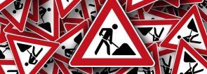 Symbolfoto Baustellenschild Symbolfoto Baustellenschild