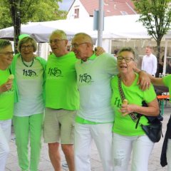 Gäste in Partylaune