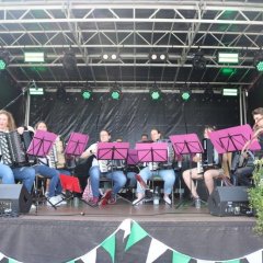 Auftritt des 1. Akkordeonorchesters Grünstadt