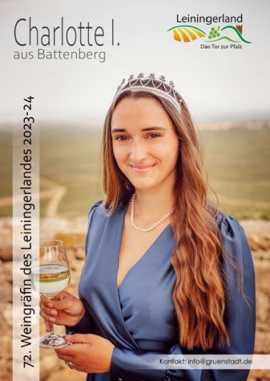 Autogrammkarte mit Charlotte I.