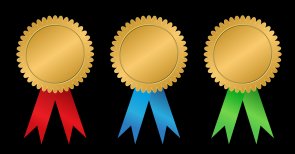 Symbolfoto bunte Medaillen