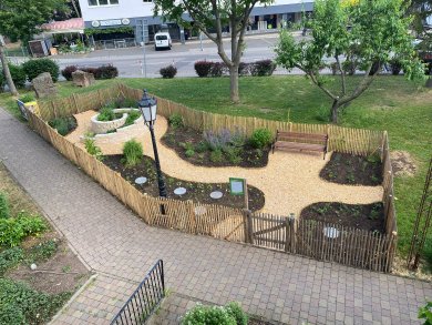 Ansicht Garten beim Rathaus