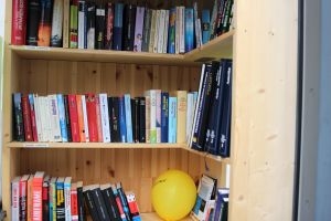 Bücherschrank innen